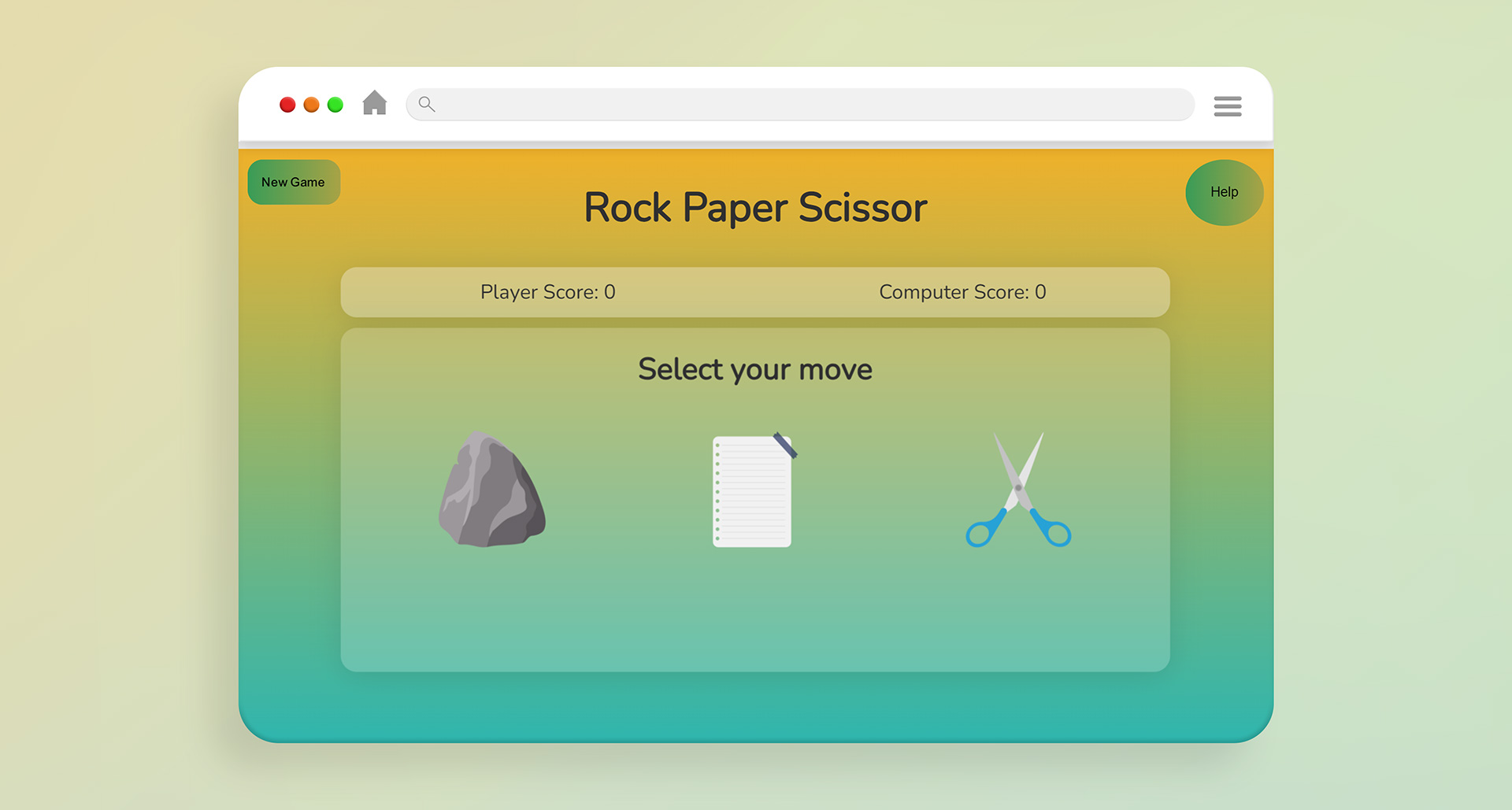 Rock Paper Scissor Game