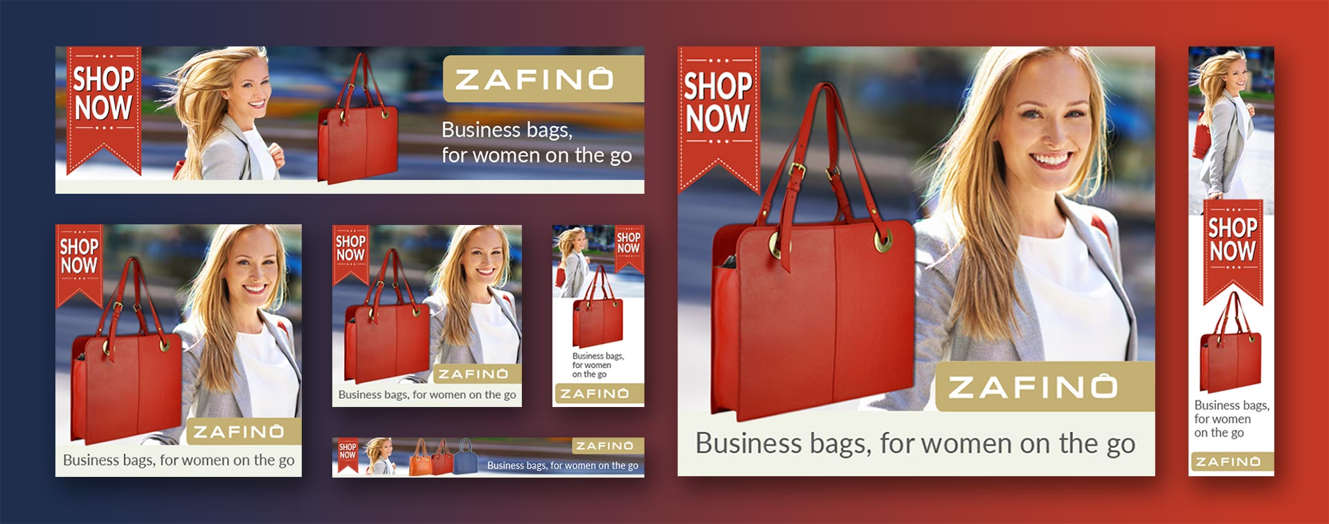 banner in different sizes